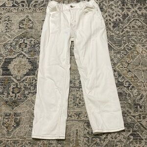 Abercrombie cream colored jeans size 11/12